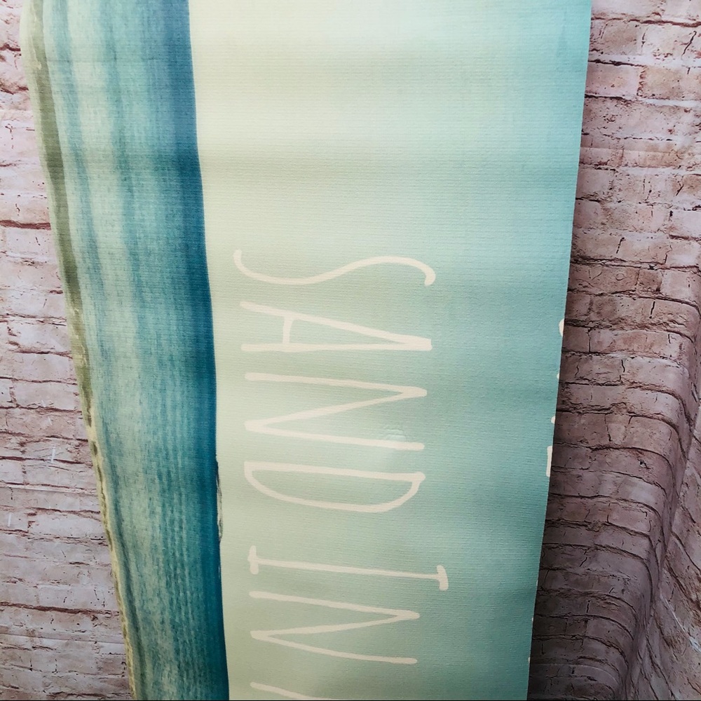 Ocean scenery yoga Pilates exercise mat new